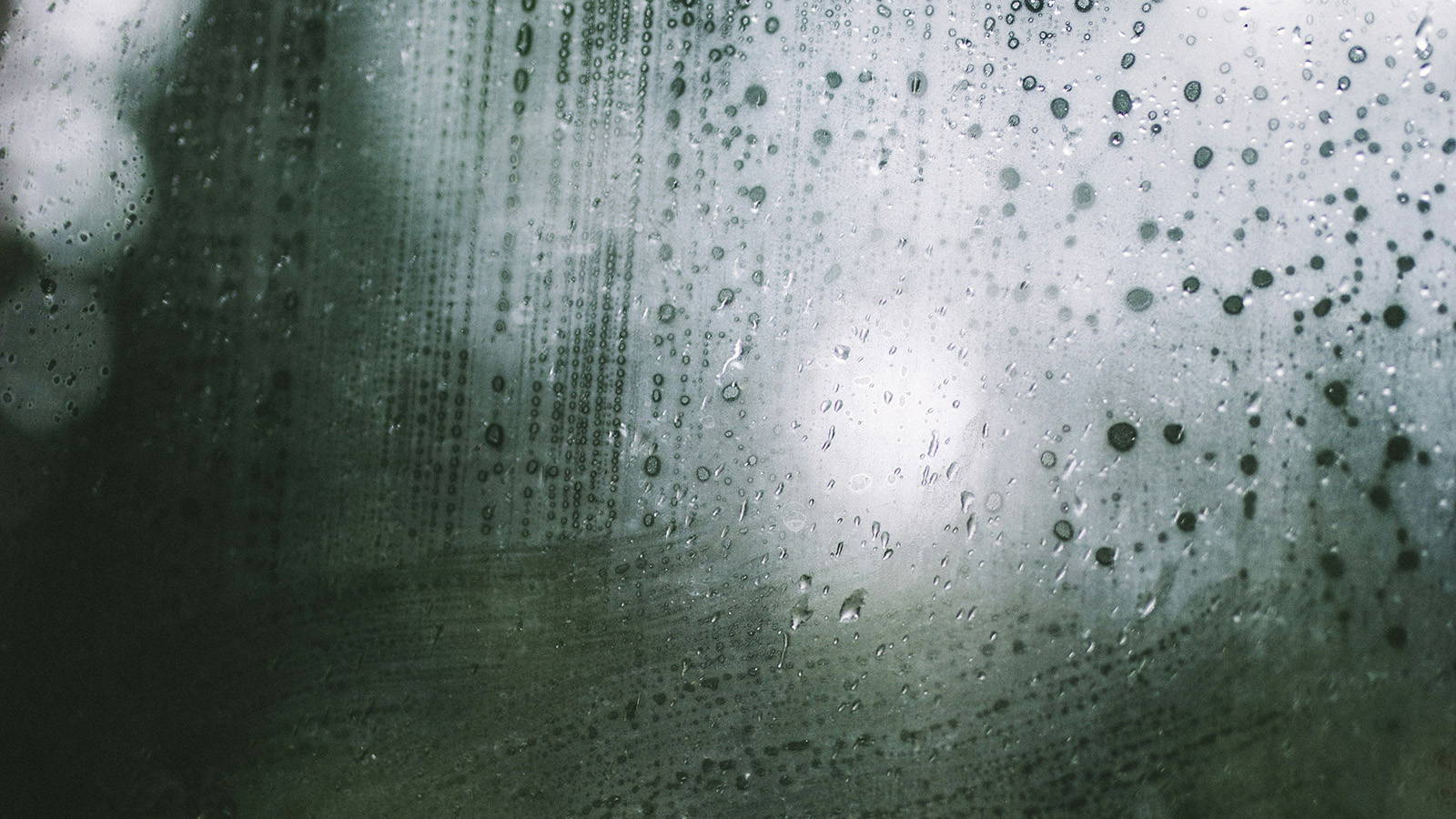 Rain on a window
